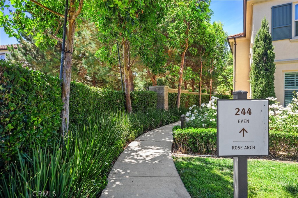 Property Photo: 244 Rose Arch CA 92620
