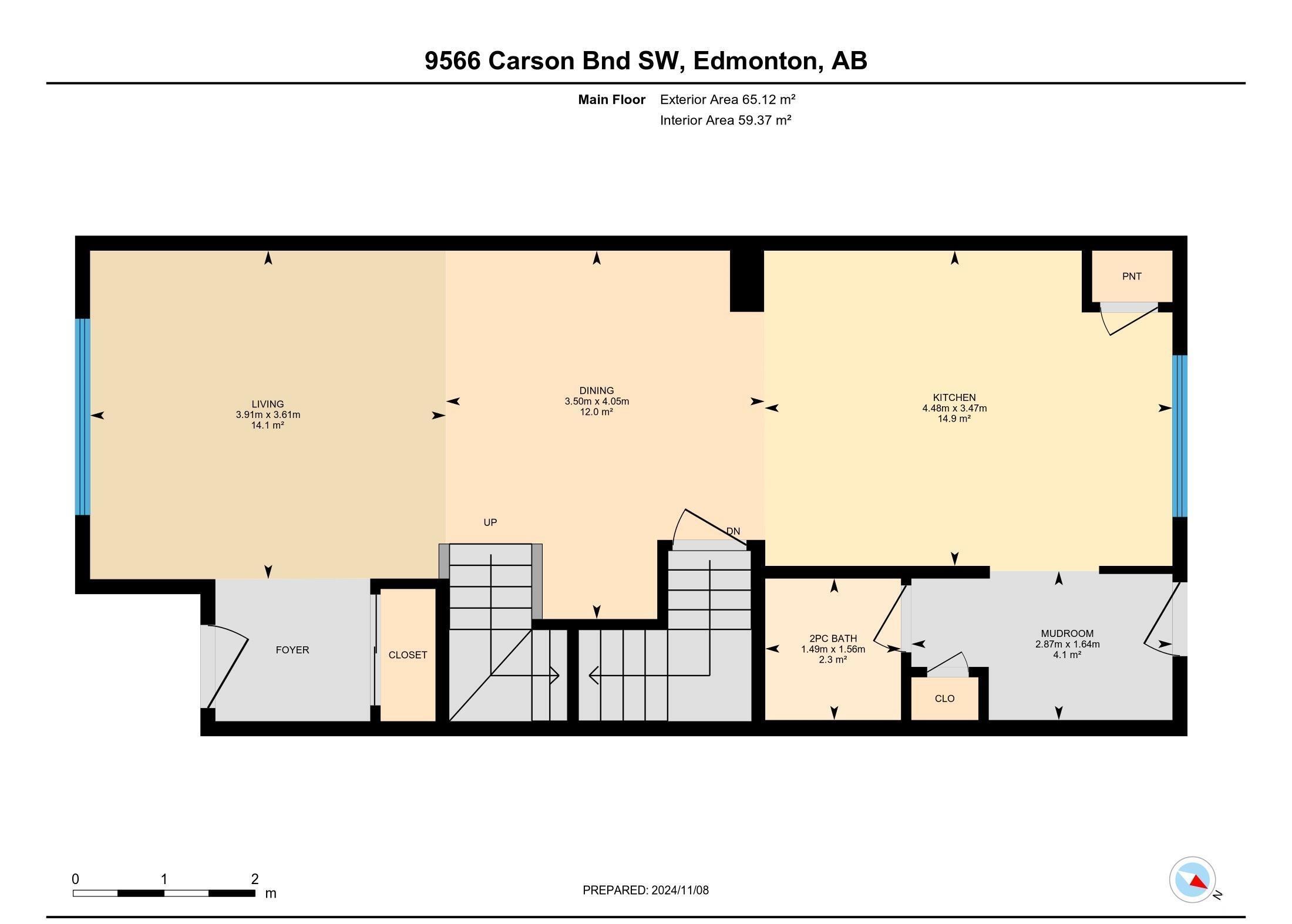 Property Photo:  9566 Carson Bend Bend SW  AB T6W 5H6 