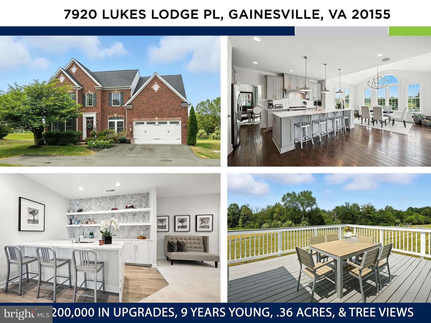 Property Photo: 7920 Lukes Lodge Place VA 20155
