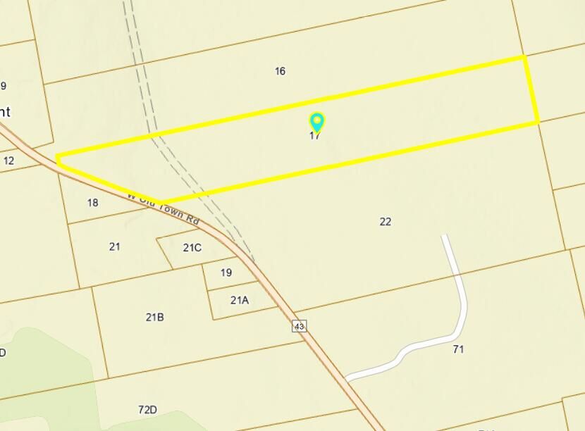 Property Photo: Lot # 17 West Old Town Road ME 04468