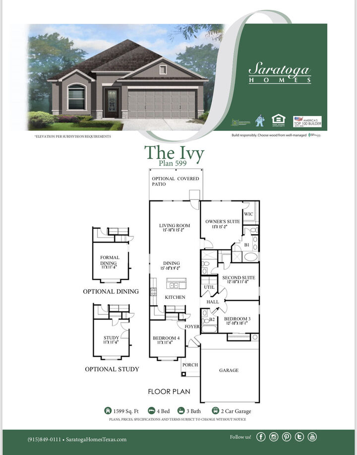 Property Photo: 3408 Shelby Luz Court TX 79938