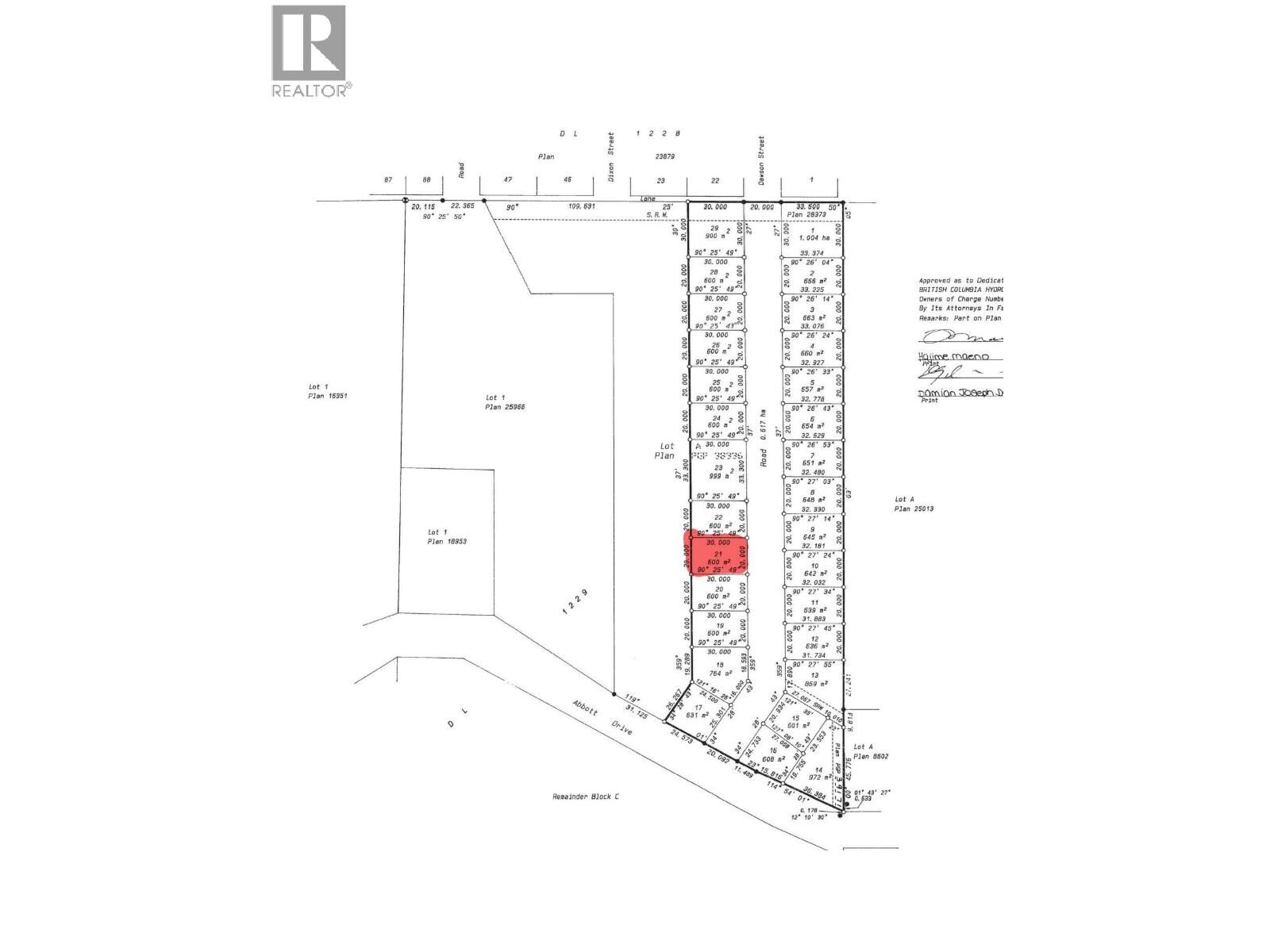 Photo de la propriété:  Lot 21 Dawson Street  BC V2J 6A9 