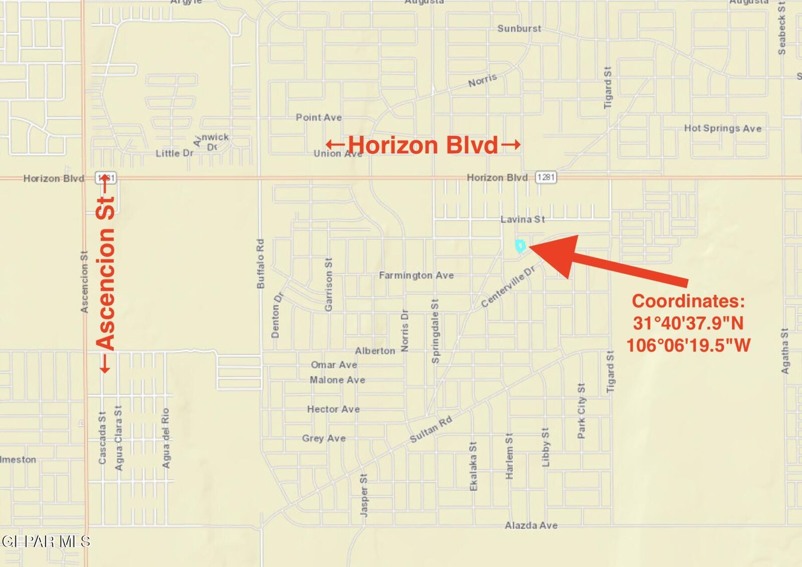 Property Photo:  1 Acre Tbd Kila Street  TX 79928 