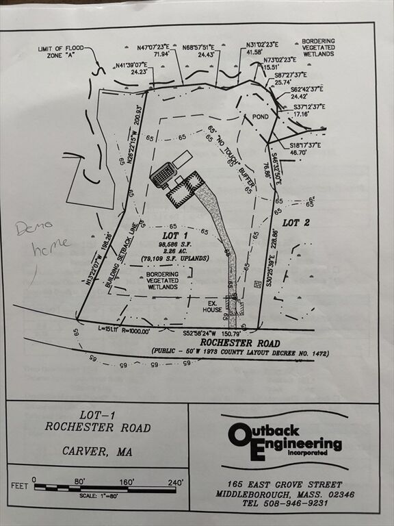Property Photo:  19 Rochester Rd Lot 1  MA 02330 