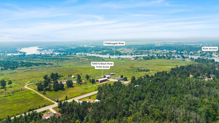 Property Photo:  10901 N Black River Road  MI 49721 