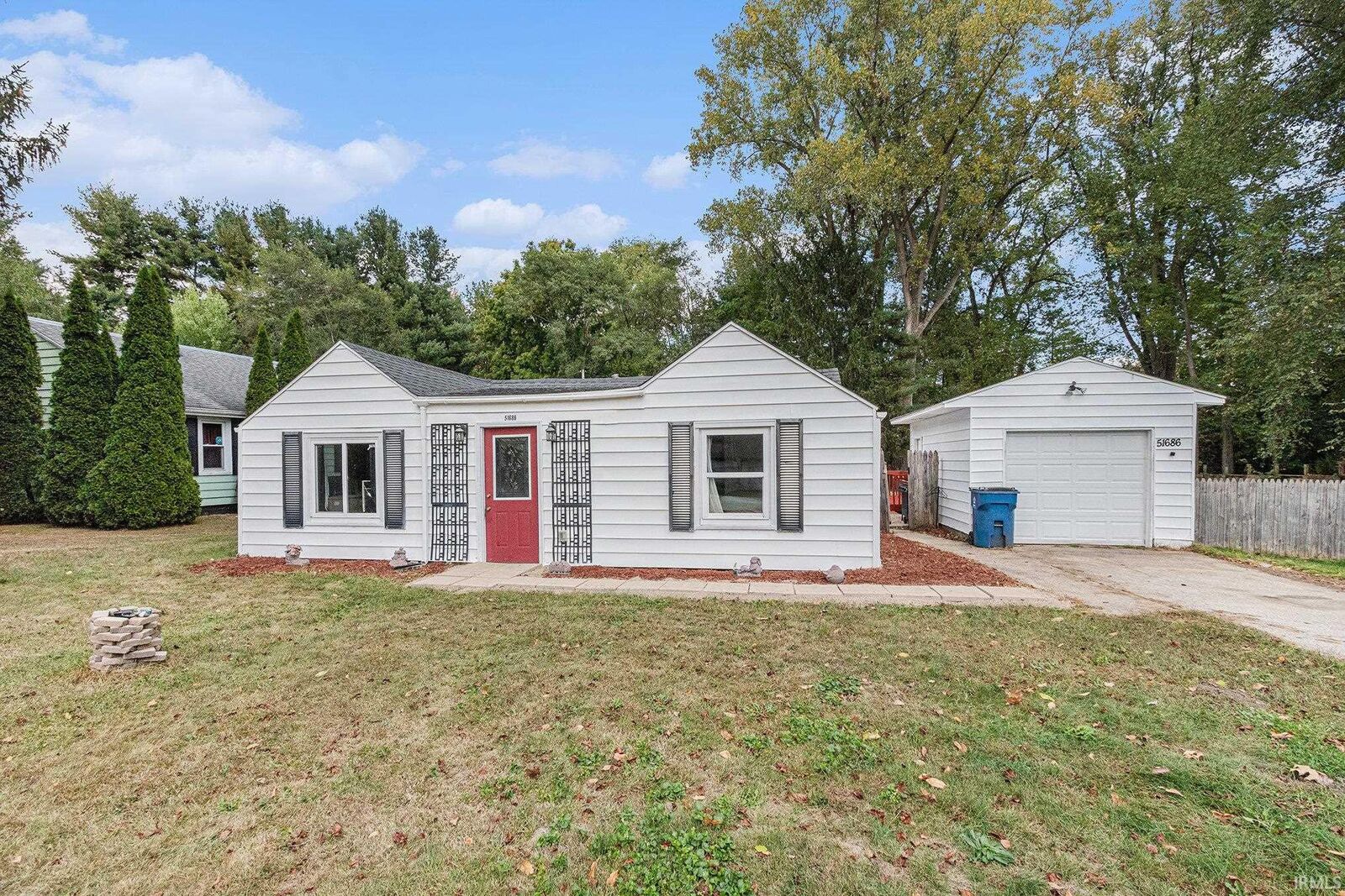 Property Photo:  51686 Hollyhock Road  IN 46637-2718