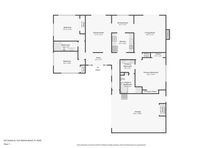Property Photo: 507 Amelia Street FL 32547