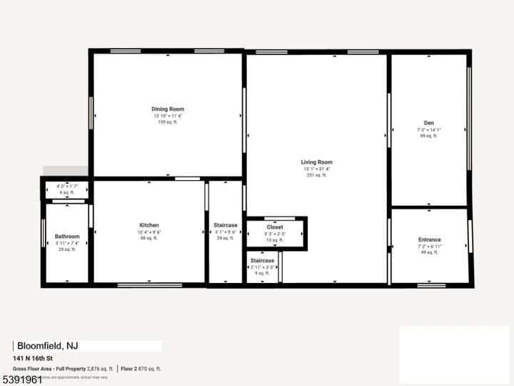 Property Photo:  141 N 16th St  NJ 07003 