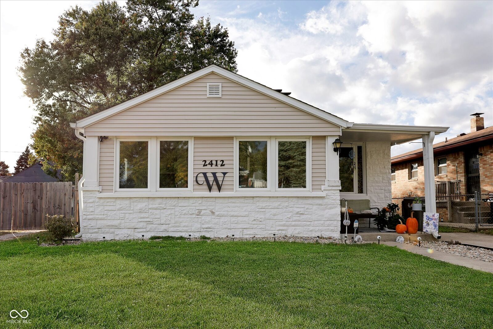 Property Photo:  2412 Harlan Street  IN 46203