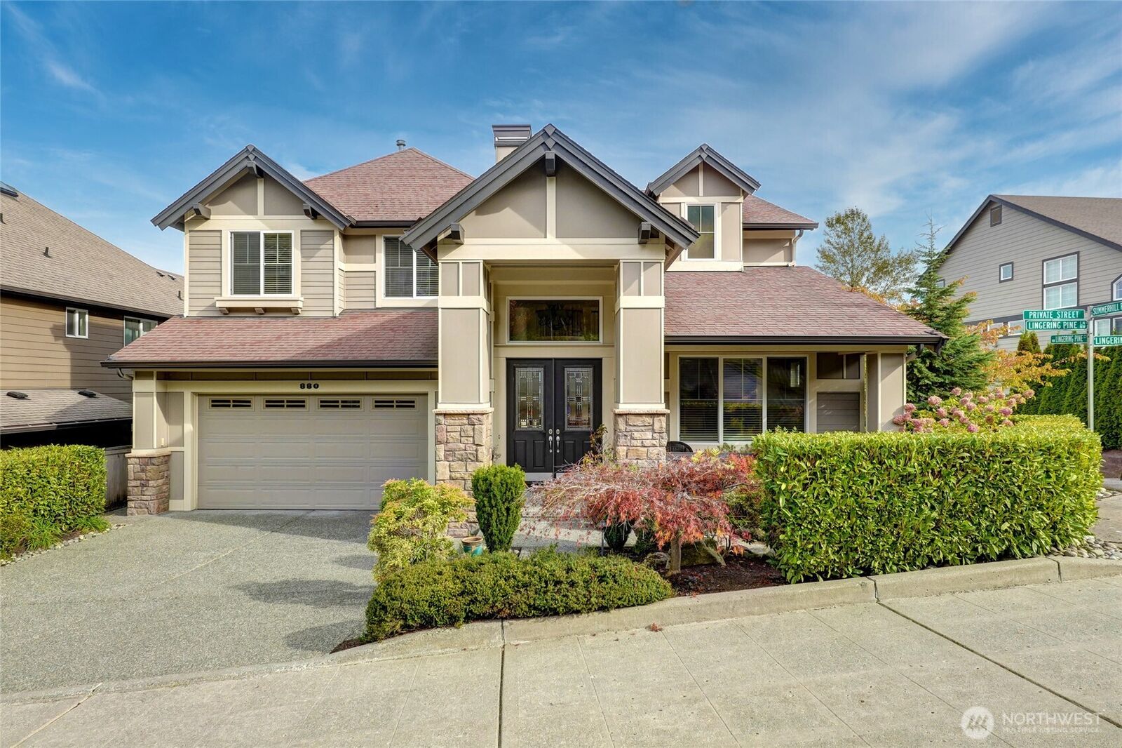 Property Photo:  880  Lingering Pine Lane NW  WA 98027