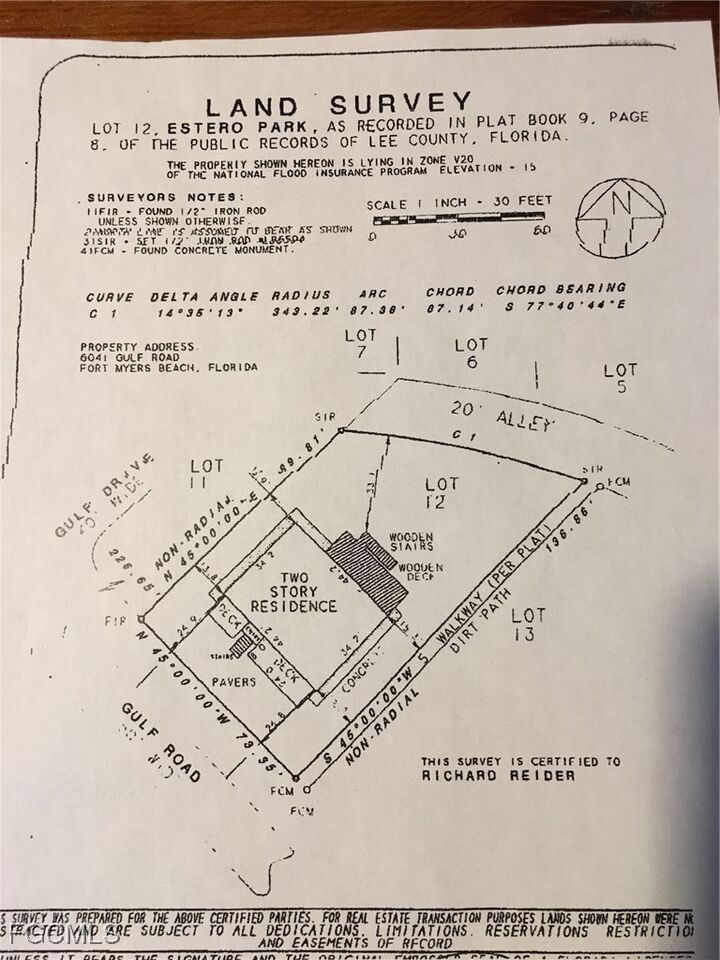 Property Photo: 6041 Gulf Road FL 33931