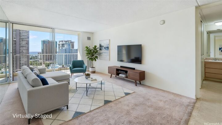 Property Photo: 400 Hobron Lane 2411 HI 96815