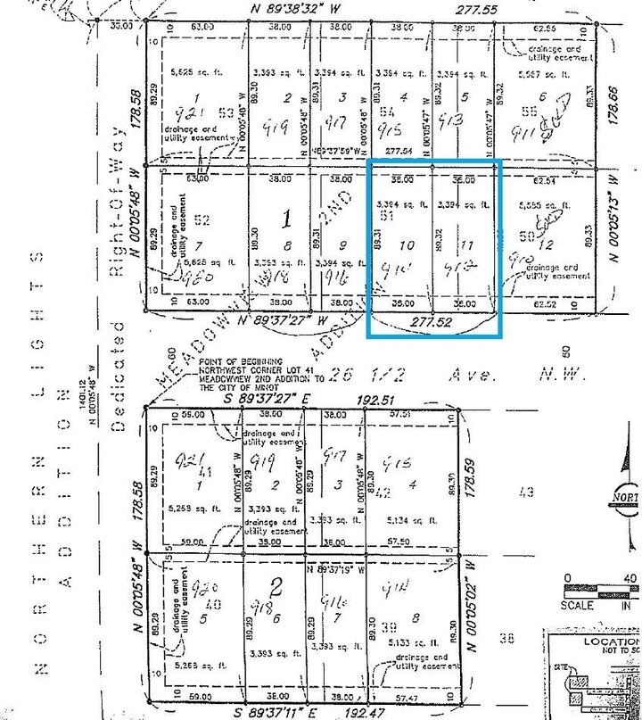 Property Photo: 912 & 914 26 1/2 Ave NW ND 58703