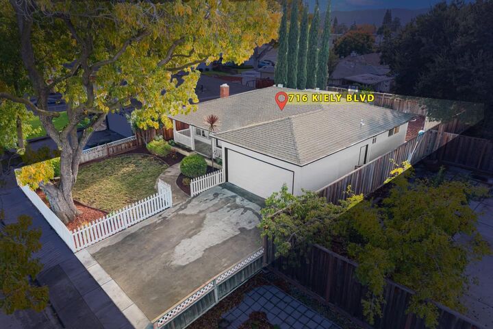 Property Photo: 716 Kiely Boulevard CA 95051
