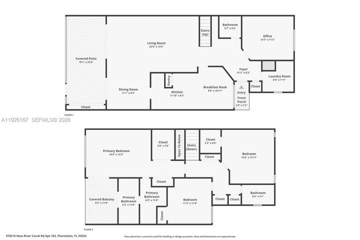 Property Photo:  9703 N New River Canal Rd 103  FL 33324 