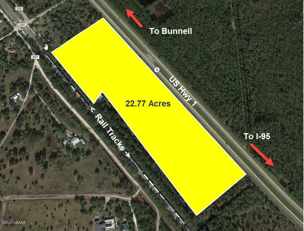 Property Photo:  0 US 1   (22.77 Ac) Highway  FL 32110 