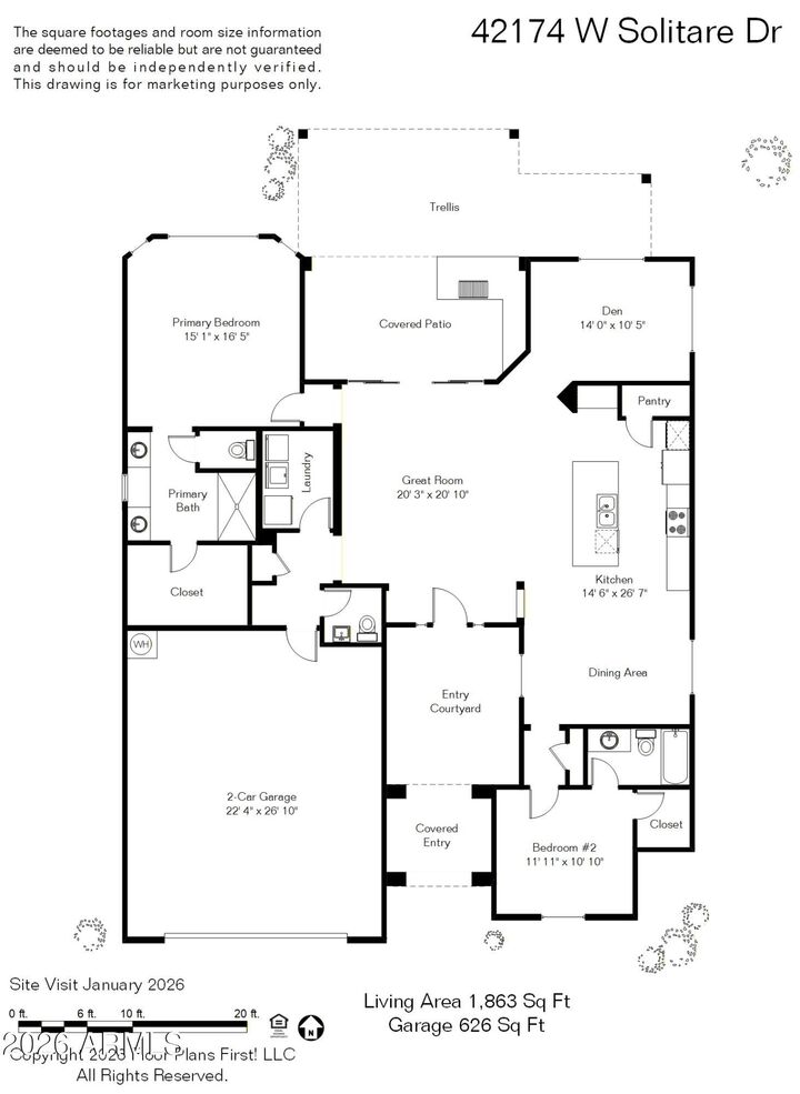 Property Photo: 42174 W Solitare Drive AZ 85138