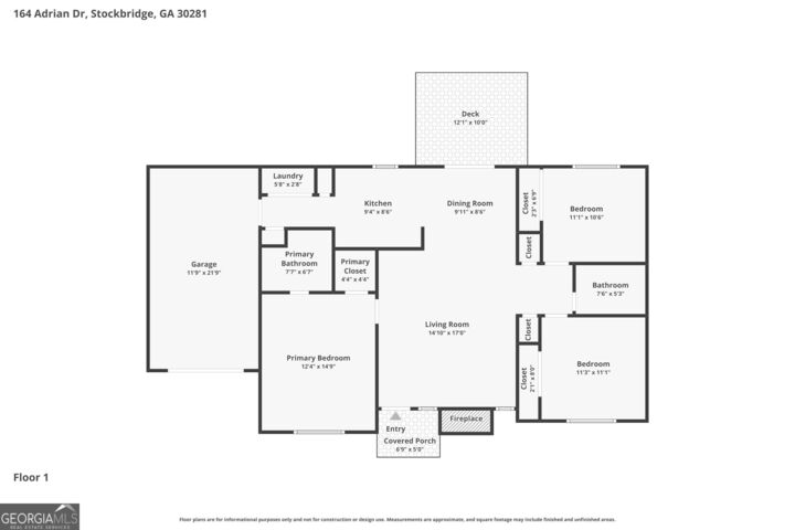 Property Photo:  164 Adrian Drive  GA 30281 