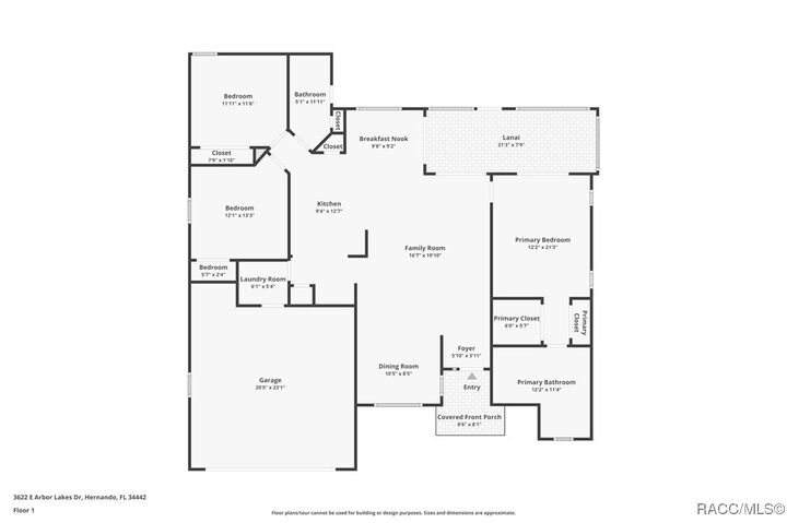 Property Photo: 3622 E Arbor Lakes Drive FL 34442