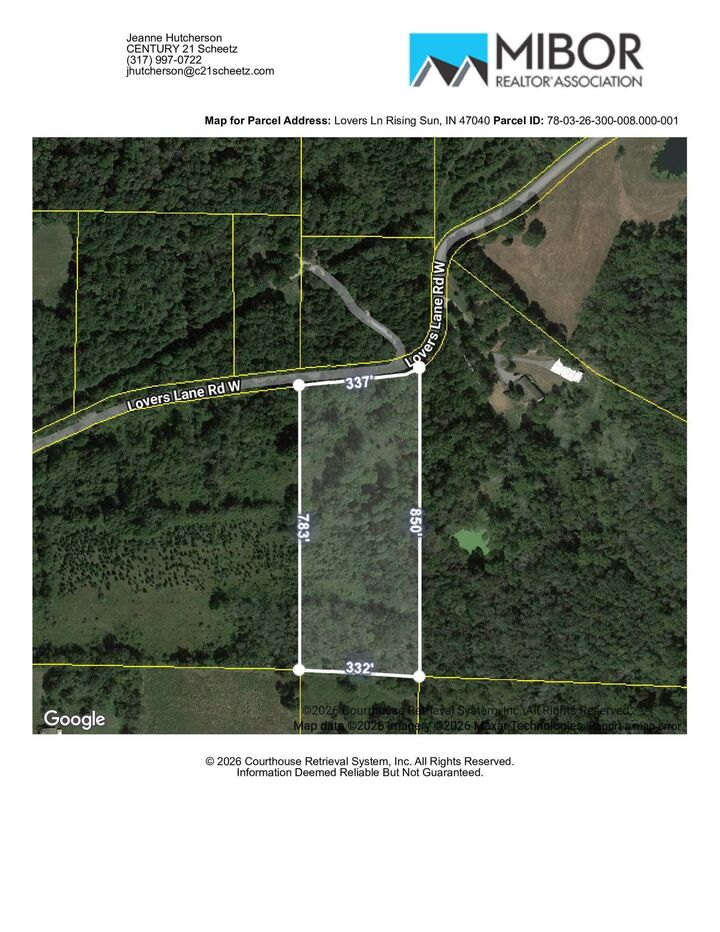 Property Photo: 0 Lovers Lane IN 47040