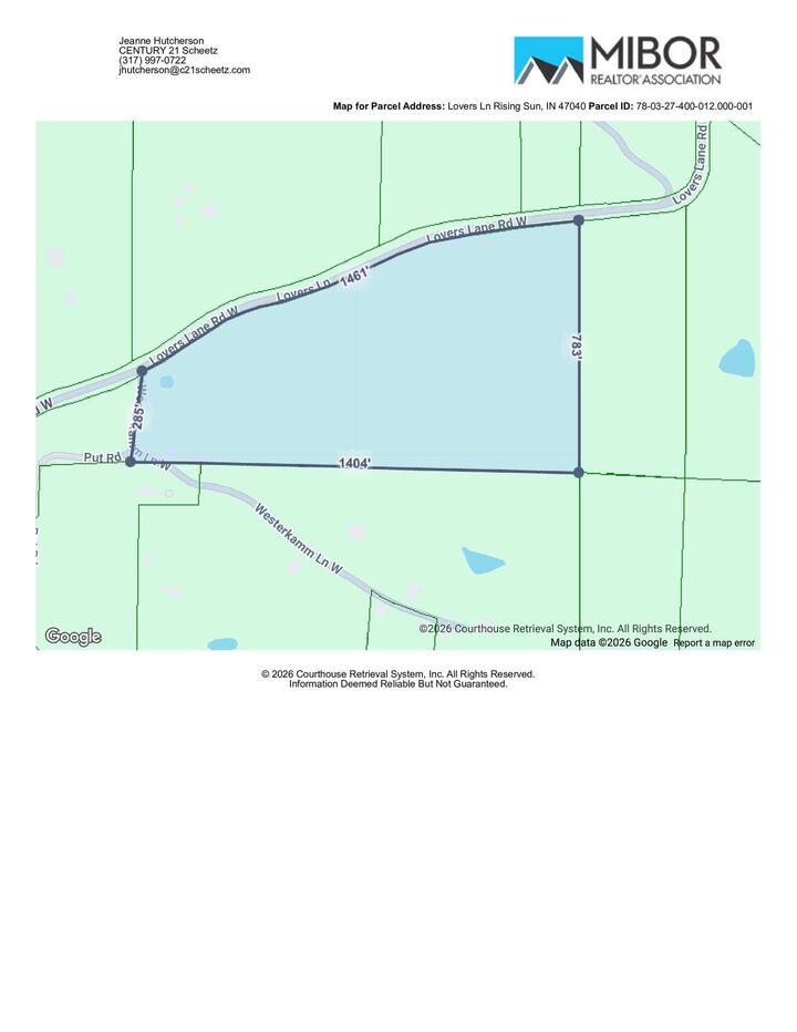 Property Photo: 0 Lovers Lane IN 47040