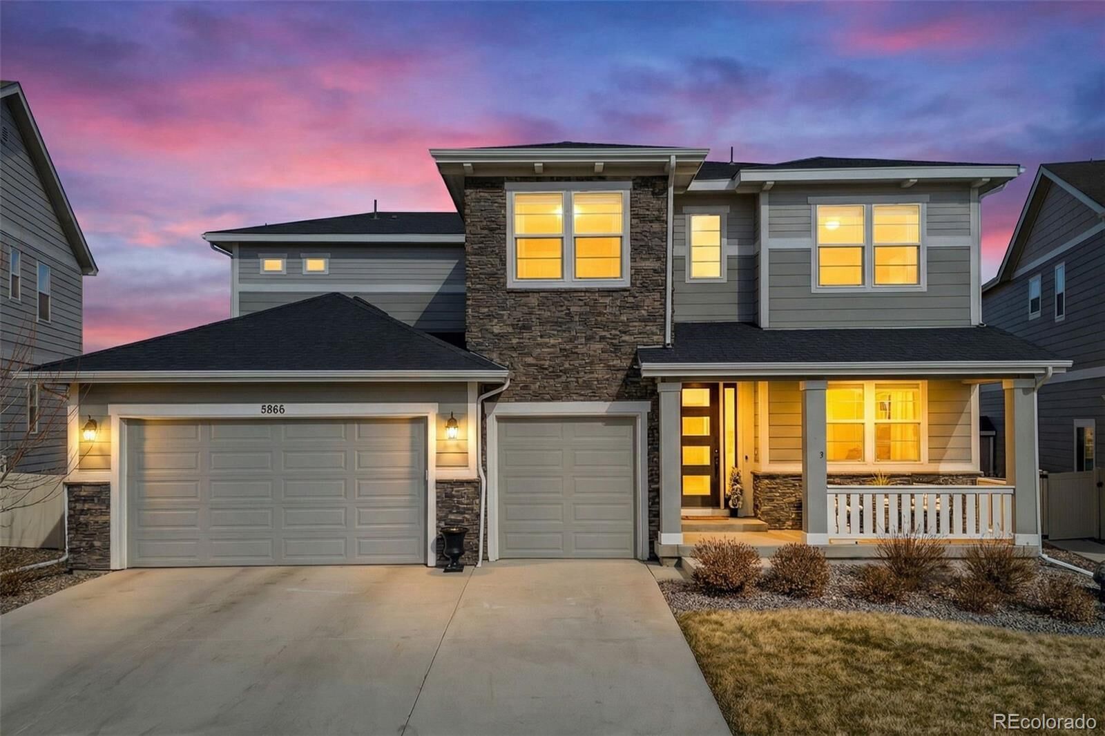 Property Photo:  5866 Hay Market Trail  CO 80134 