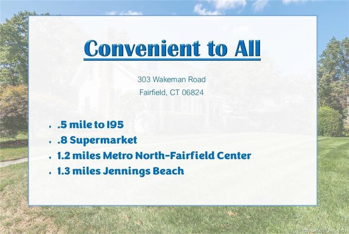 Property Photo: 303 Wakeman Road CT 06824