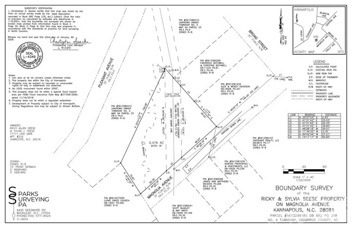 Property Photo:  Tbd Magnolia Avenue  NC 28081 