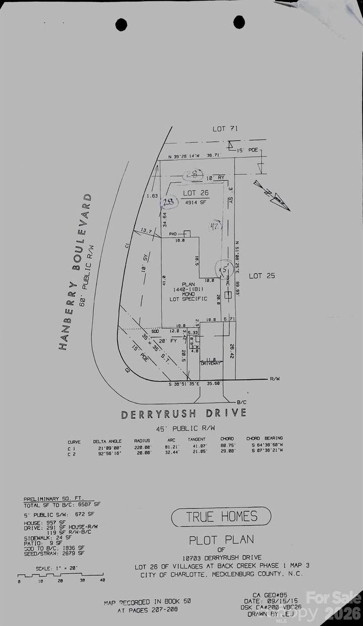 Property Photo: 10703 Derryrush Drive NC 28213