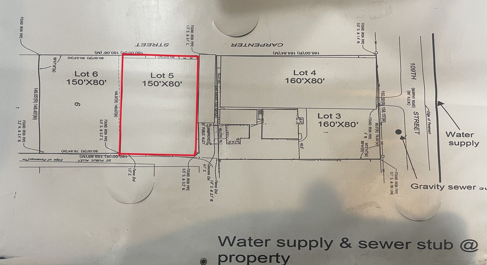 Property Photo:  Lot 5 19W720 109th Street  IL 60439 