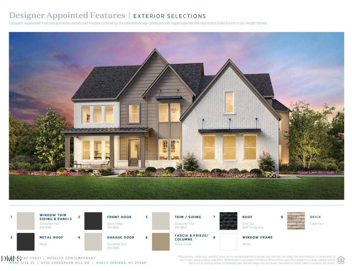 Property Photo: 6732 Evergreen Hill Drive NC 27540