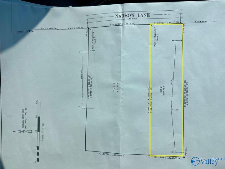 Property Photo: .60 Acres Narrow Lane AL 35761
