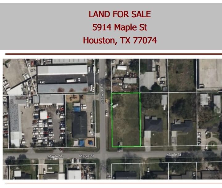 Property Photo:  5914 Maple Street  TX 77074 