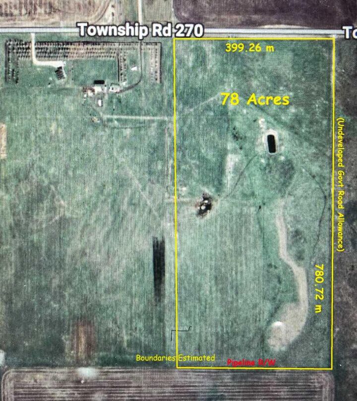 Property Photo: 78 Acres Township Road 270 AB T4B 2A4