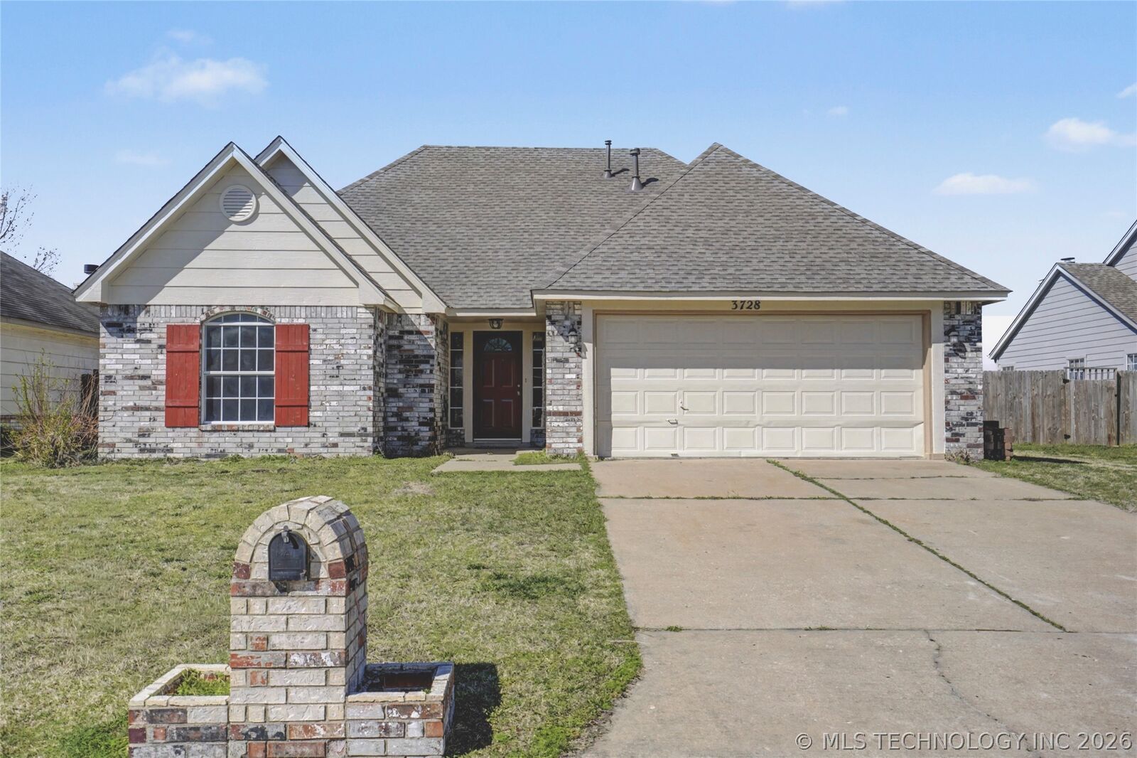 Property Photo:  3728 S 195th Avenue  OK 74014 