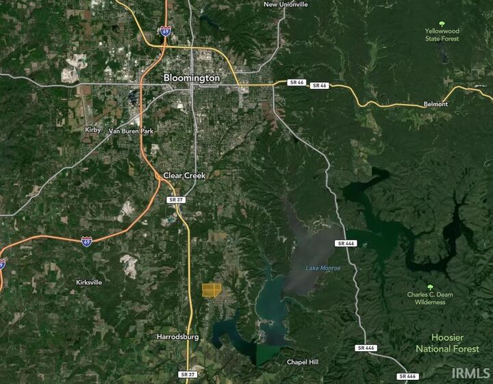 Property Photo:  8680 S Strain Ridge Road  IN 47401 