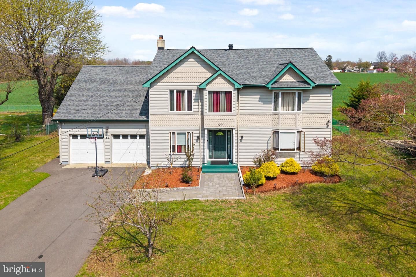 Property Photo:  59 Bordentown Chesterfield Road  NJ 08515 