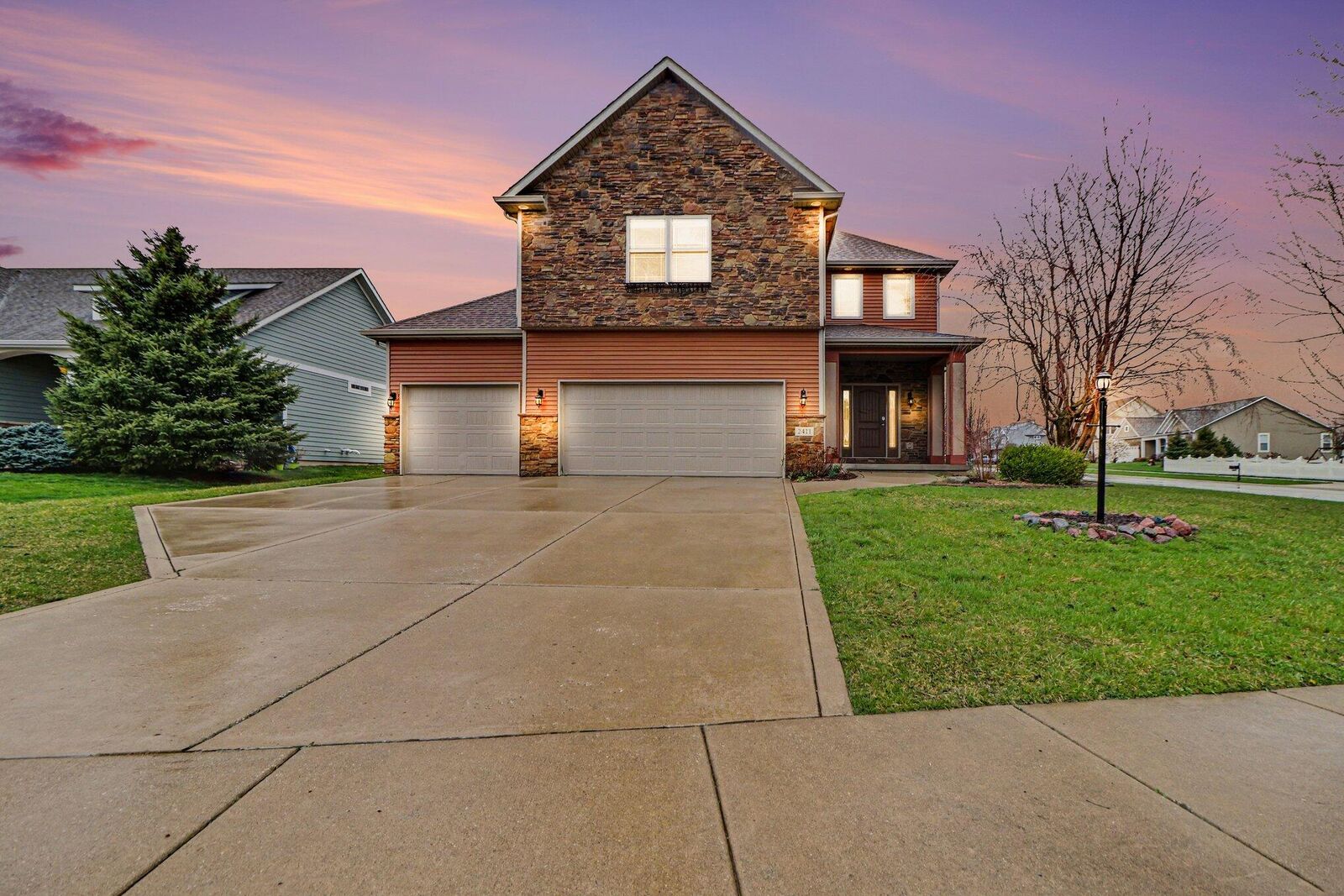 Property Photo:  2411 Nottingham Drive  IN 46383 