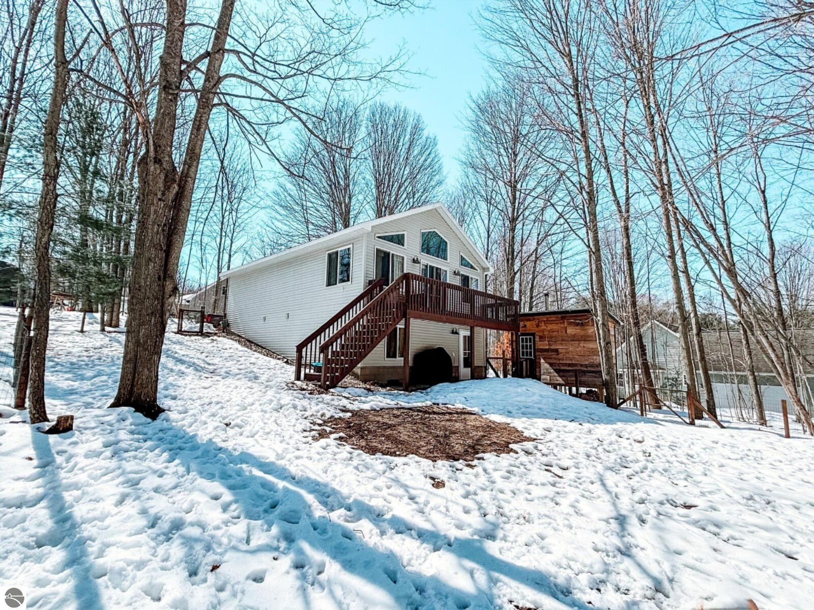 Property Photo:  6424 Fourth Street  MI 49650 