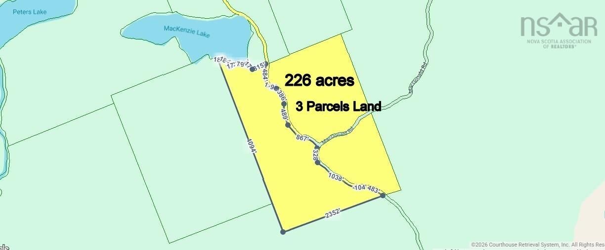 Property Photo:  226 Acre Mackenzie Lake Rd  NS B2J 1E3 