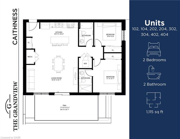 Property Photo: 80 Caithness Street W 304 ON N3W 1B2