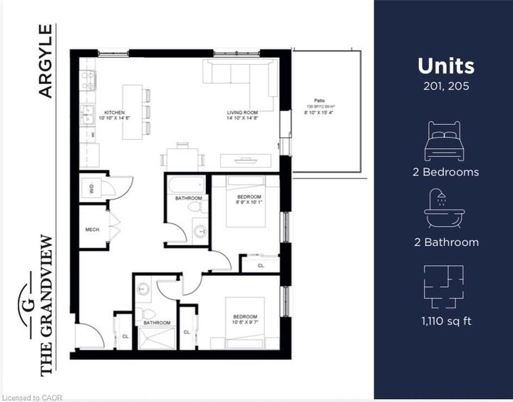 Property Photo: 80 Caithness Street W 103 ON N3W 1B2
