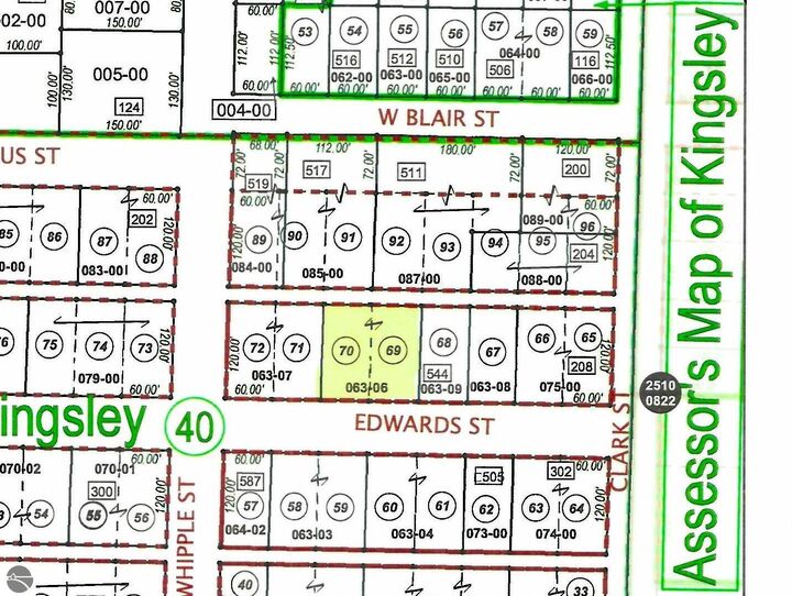 Property Photo: Lots 69/70 Edwards Street MI 49649