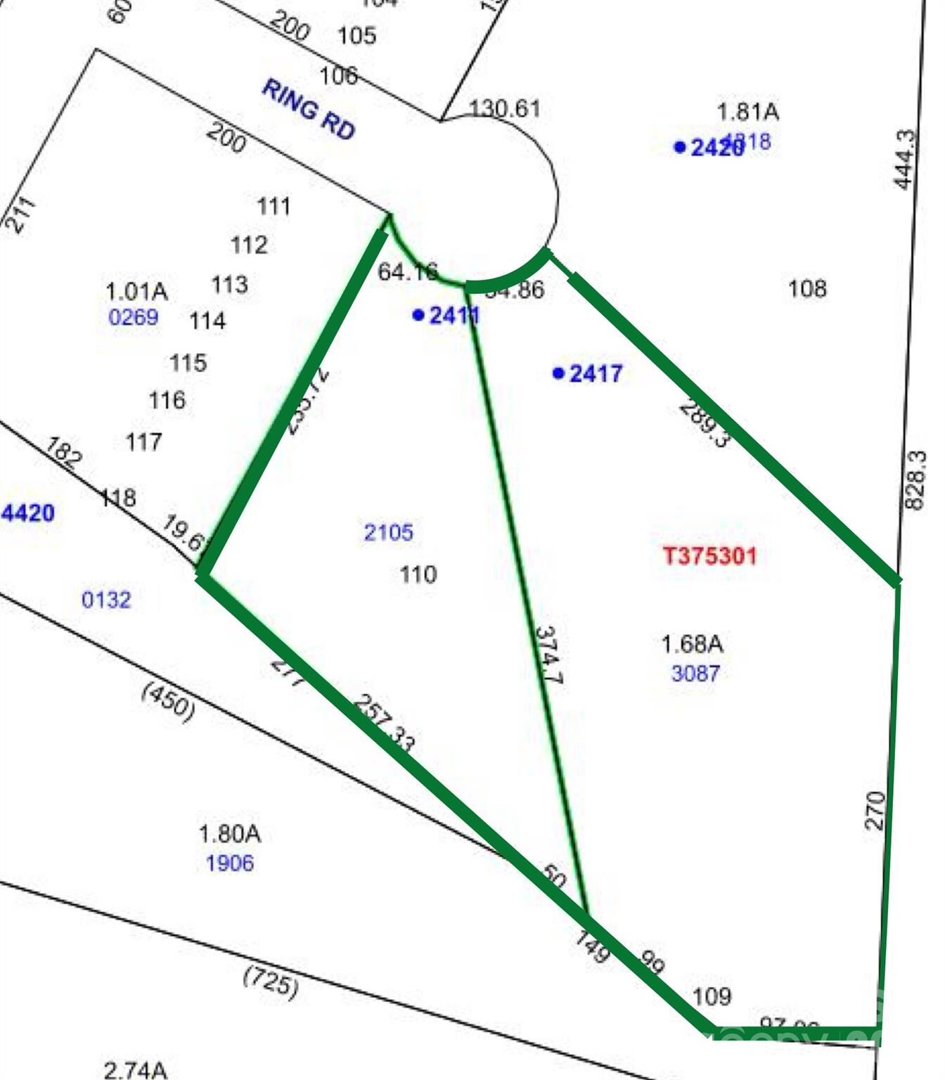 Property Photo:  2417 Ring Road  NC 28613 