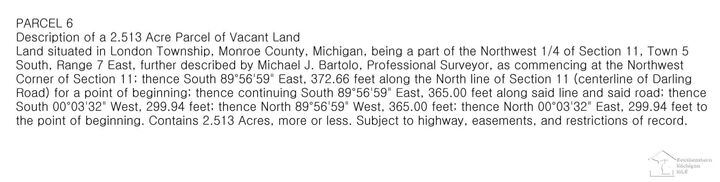 Property Photo:  0 Darling Road  MI 48160 