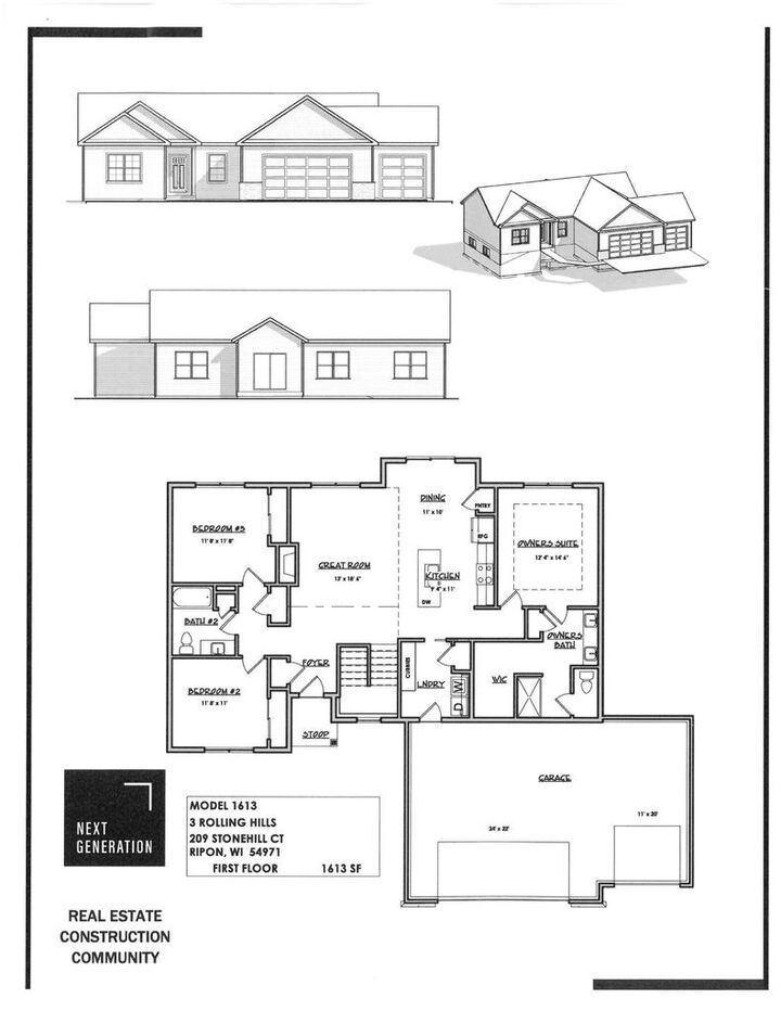 Property Photo:  209 Stonehill Court  WI 54971 