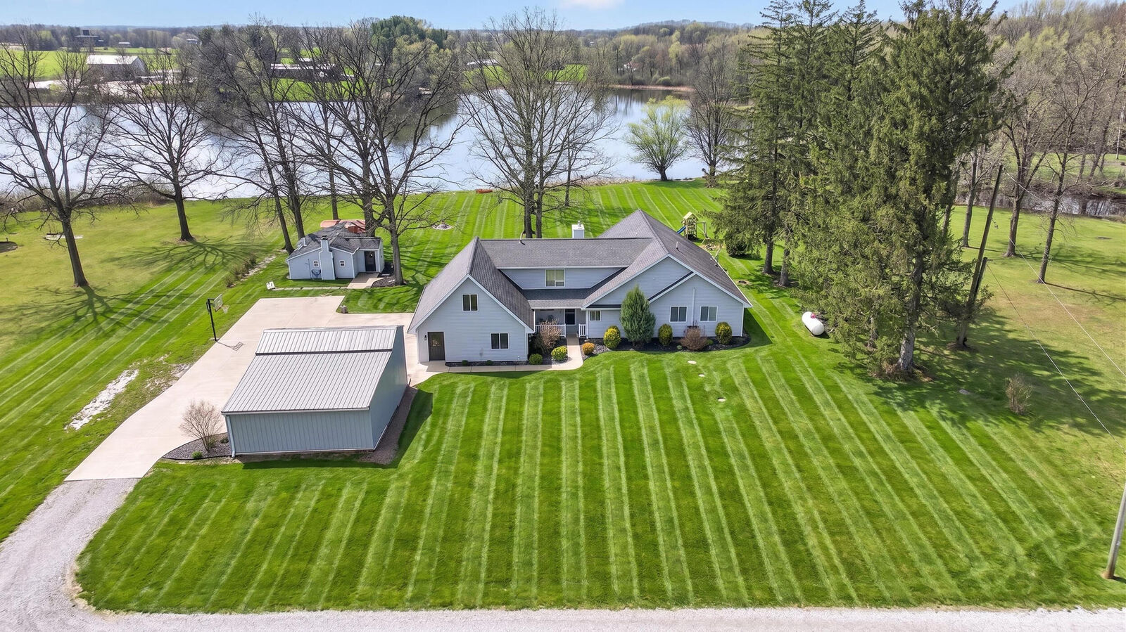 Property Photo:  165 Trumble Lake Road  MI 49277 
