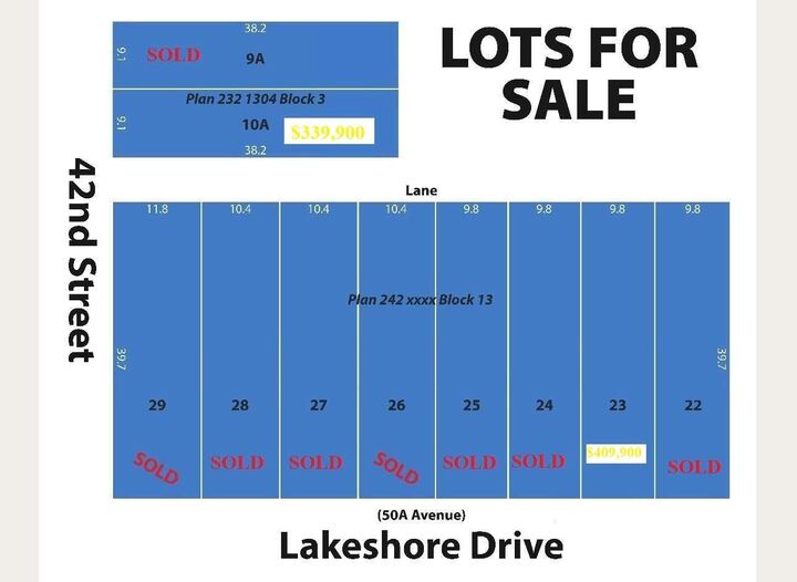 Property Photo: 4217 Lakeshore Drive AB T4S 1C1