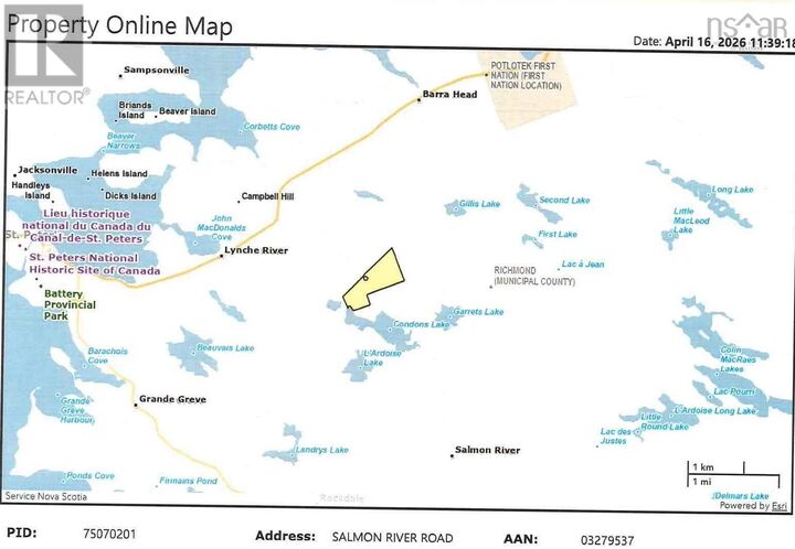 Property Photo:  Salmon River Road  NS B0E 1S0 