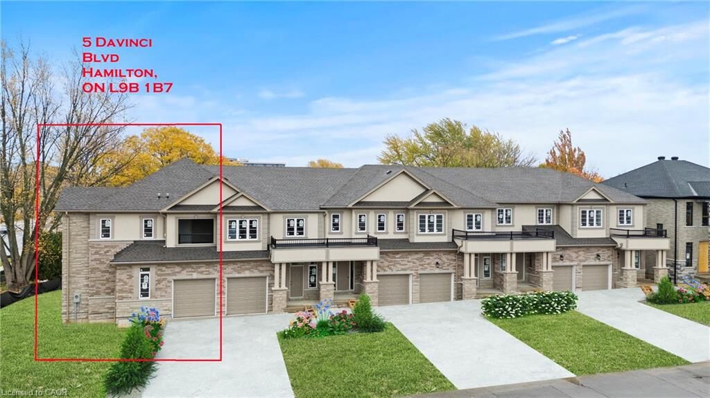 Property Photo: 5 Davinci Boulevard ON L9B 1B7
